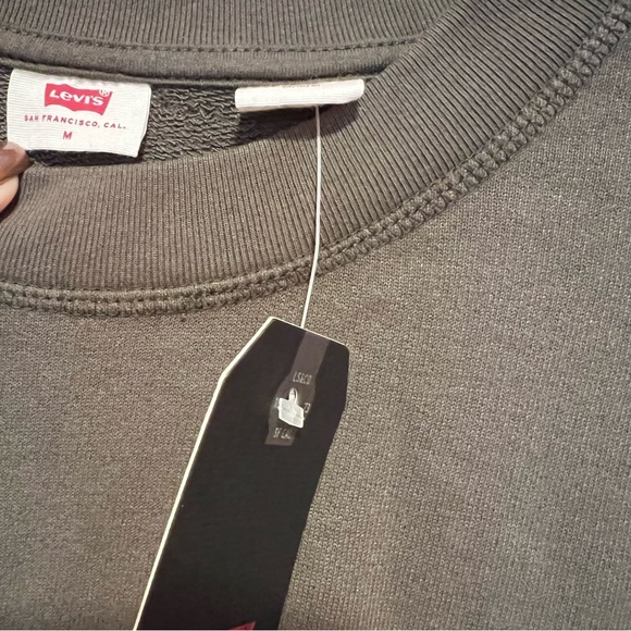 Levi’s pullover crewneck sweater size medium olive green - Picture 2 of 4